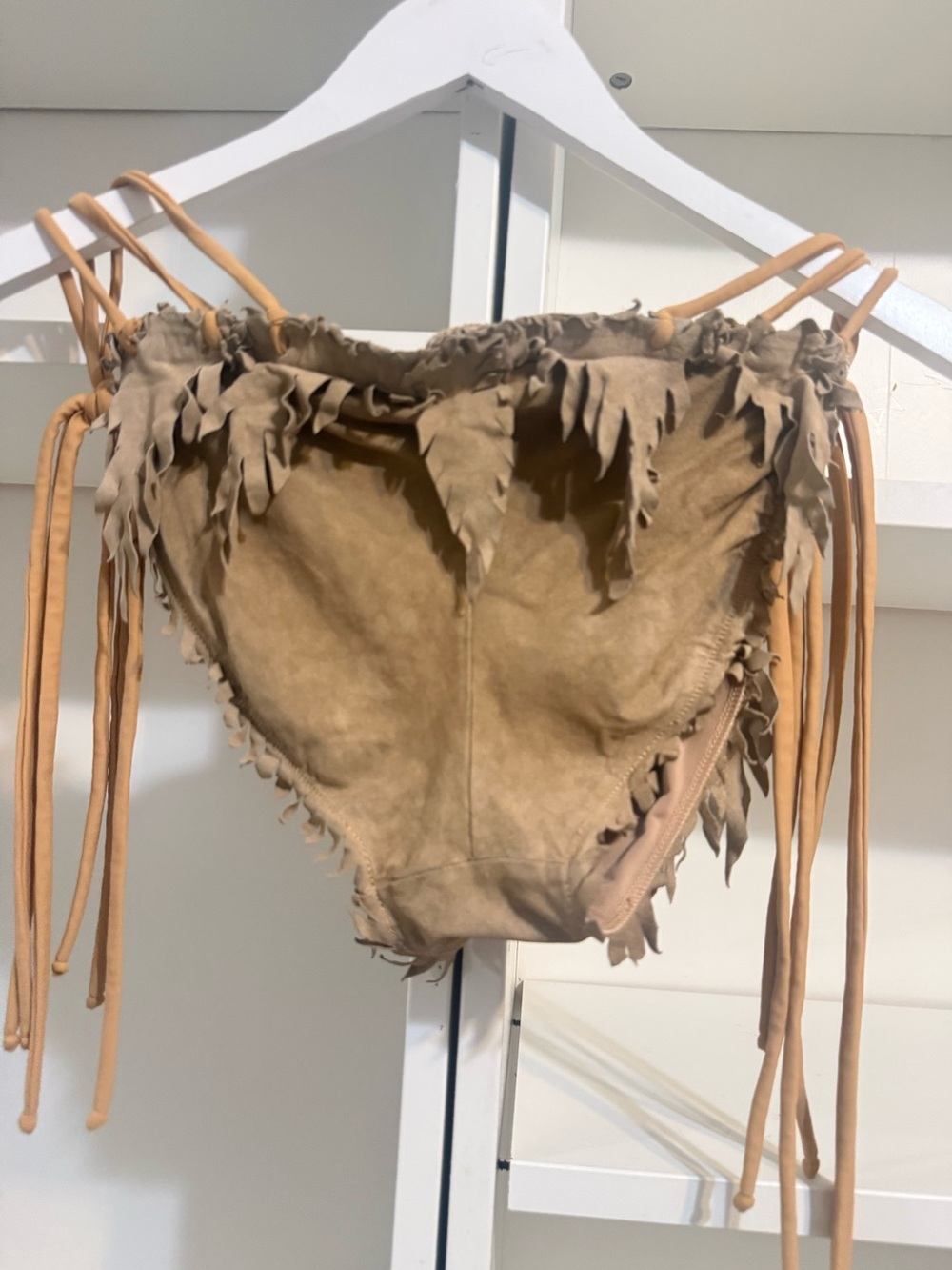 UJENA Diamond Head Chamois Bikini Bottom - 100% Suede • MED - Picture 9 of 12